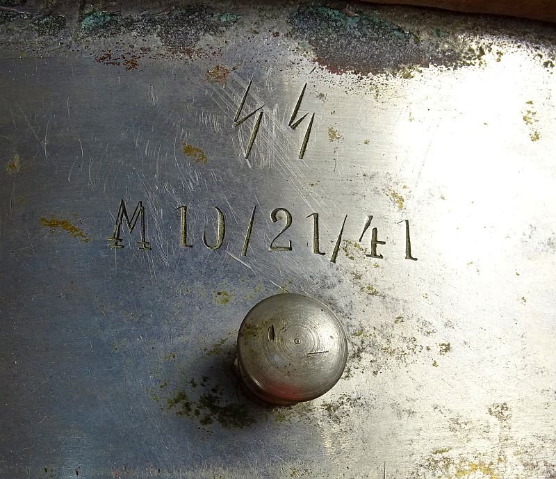 Allgemeine SS Marching Drum RZM M10/21/41 — image 2