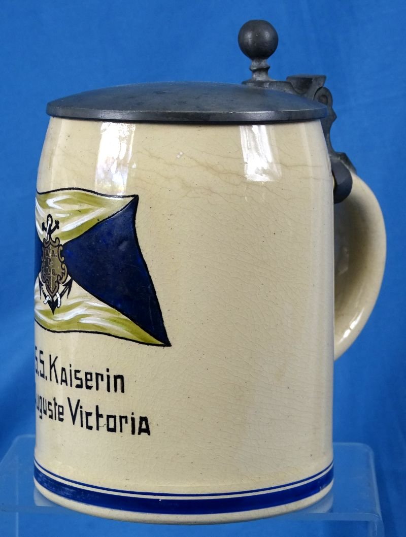Imperial German Ocean Liner 'S.S. Kaiserin Auguste Victoria' Stein — image 2