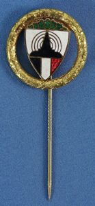 Kyffhauserbund Veteran Association Gold Shooting Badge Stickpin
