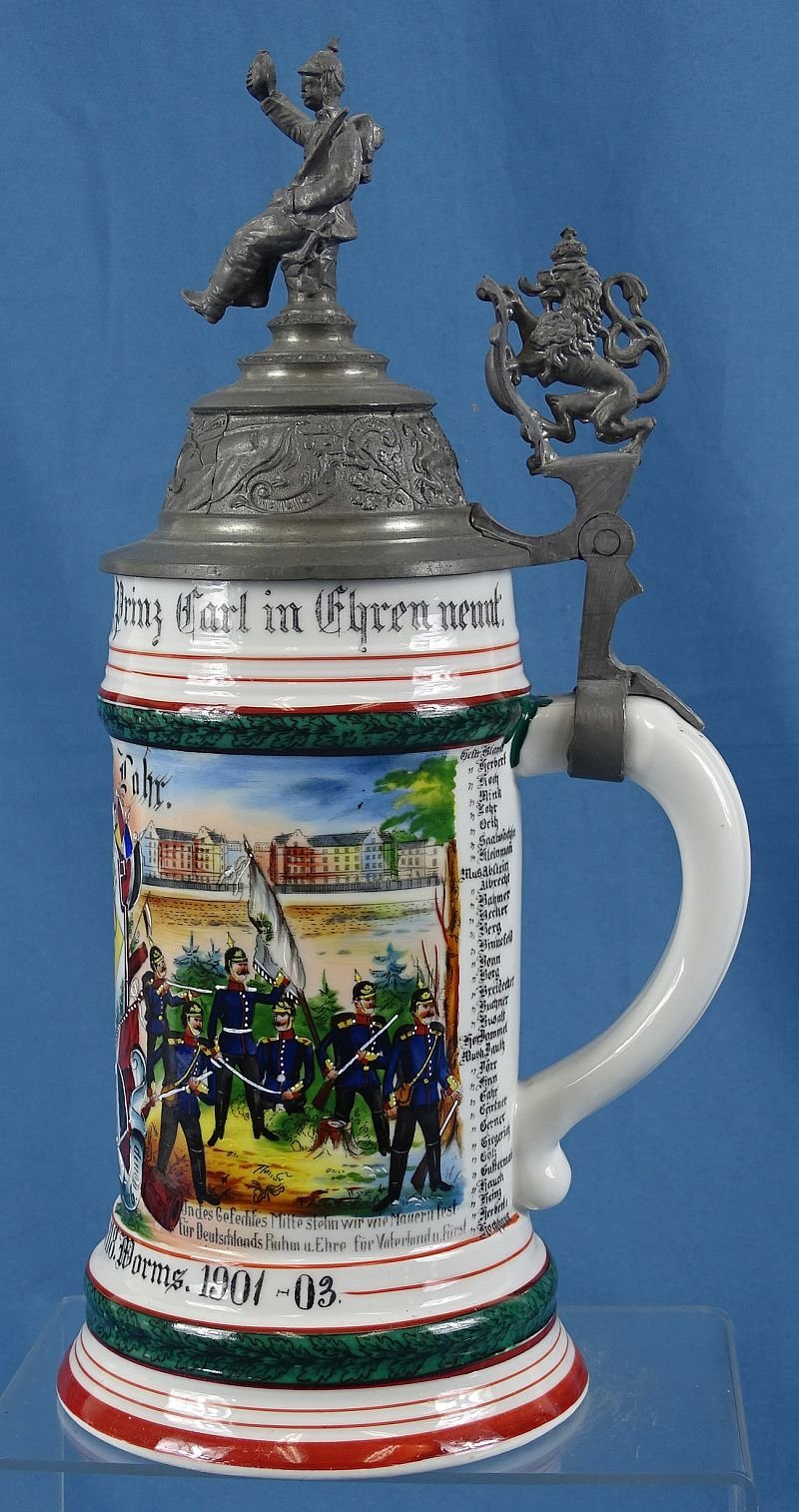 Named Imperial German 118th (4th Grand Ducal Hessian) Infantry Regiment 'Prince Carl' Reservist Stein — image 3