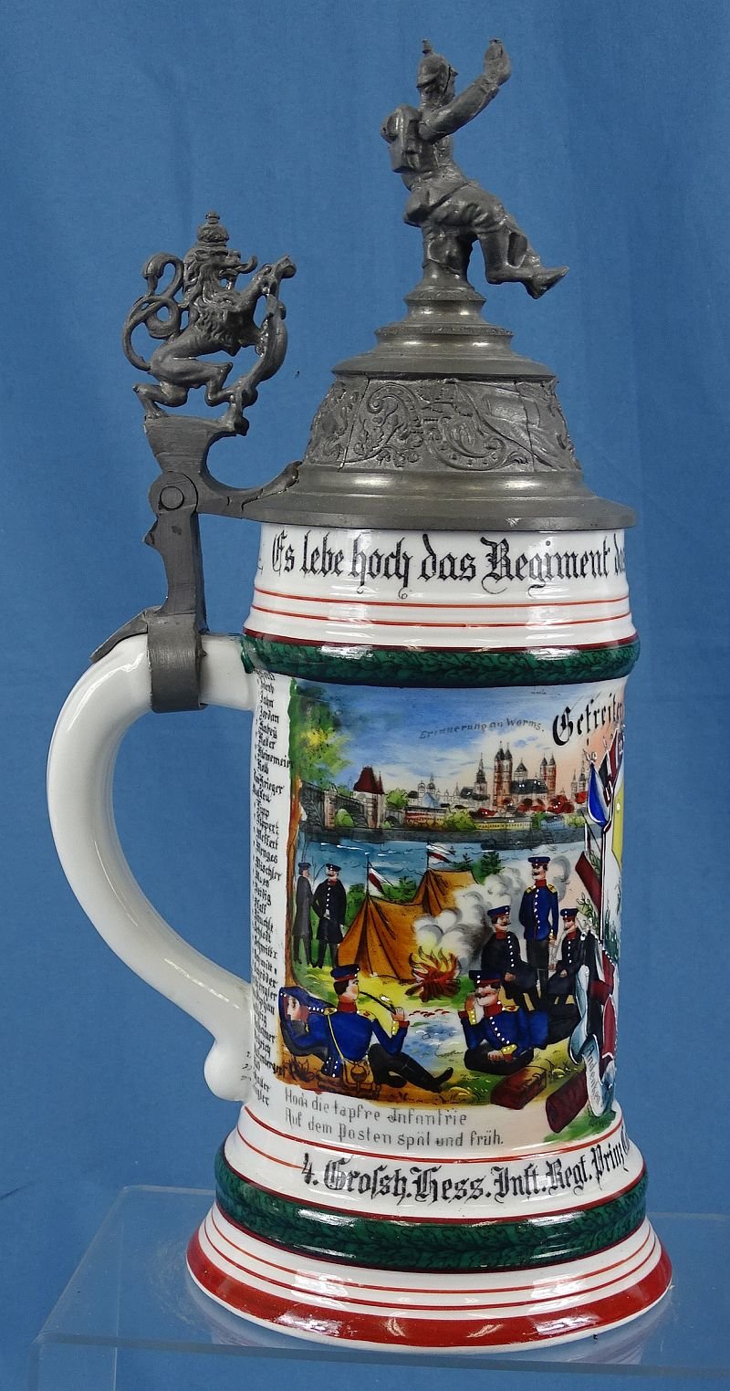 Named Imperial German 118th (4th Grand Ducal Hessian) Infantry Regiment 'Prince Carl' Reservist Stein — image 4