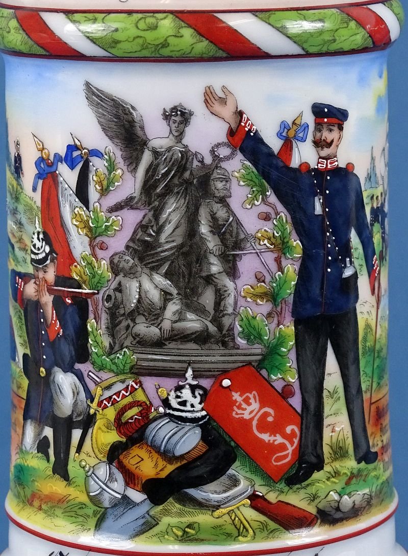 Named Imperial German 115th (1st Grand Ducal Hessian) Lifeguard Infantry Regimnt Reservist Stein — image 2