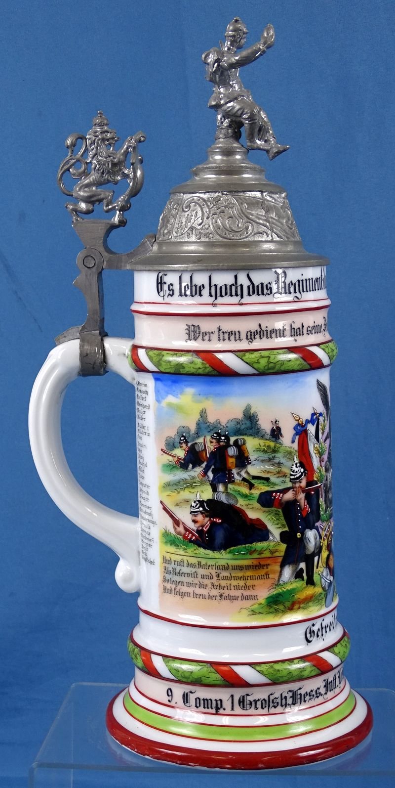 Named Imperial German 115th (1st Grand Ducal Hessian) Lifeguard Infantry Regimnt Reservist Stein — image 4
