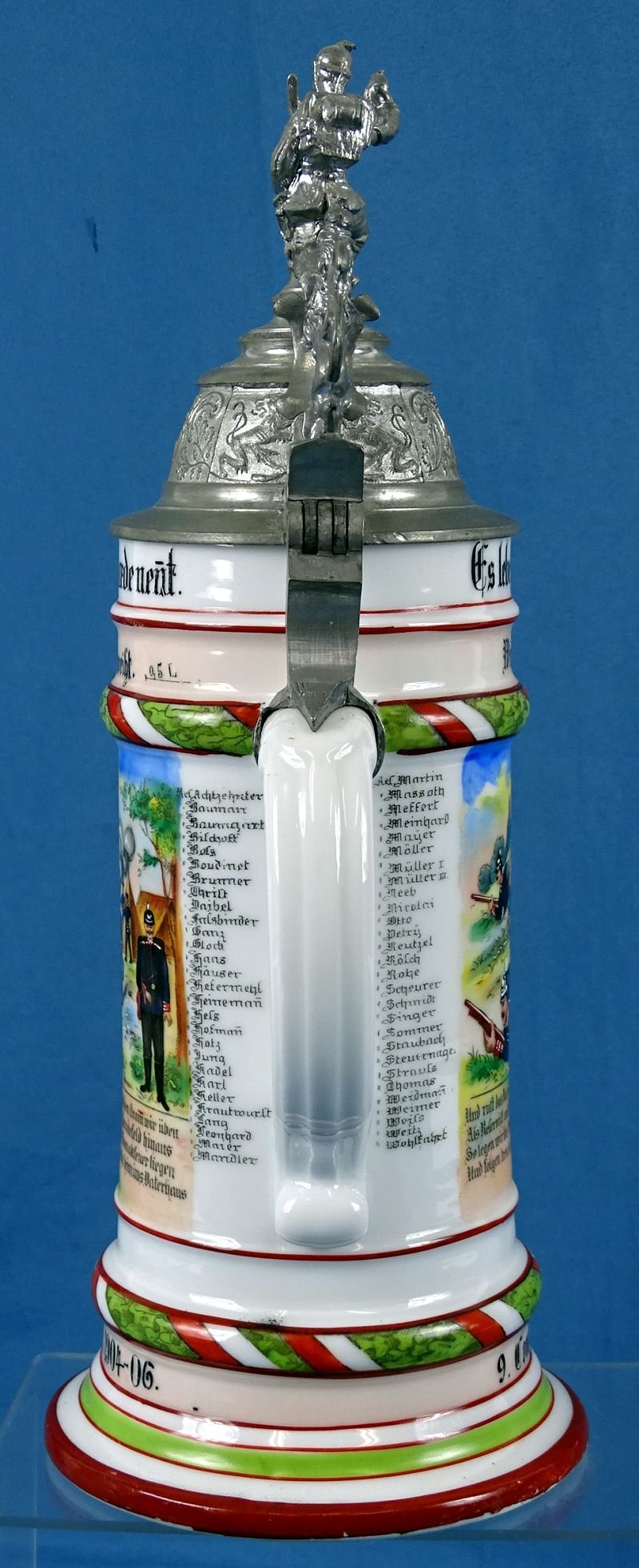 Named Imperial German 115th (1st Grand Ducal Hessian) Lifeguard Infantry Regimnt Reservist Stein — image 5