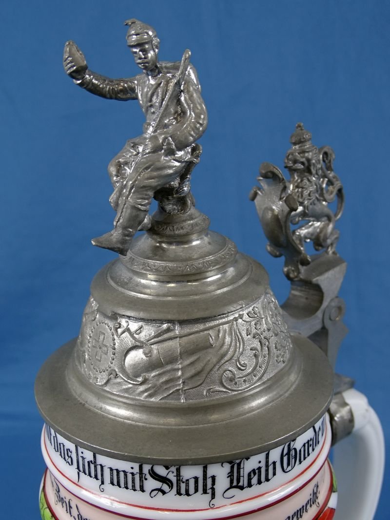 Named Imperial German 115th (1st Grand Ducal Hessian) Lifeguard Infantry Regimnt Reservist Stein — image 6