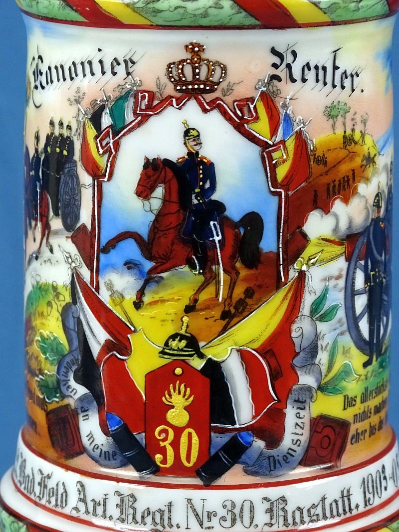 Named Imperial German 30th (2nd Baden) Field Artillery Regiment Reservist Stein — image 2