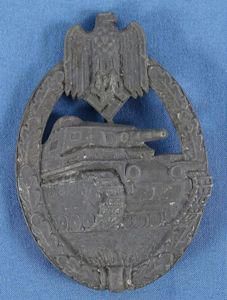 Panzer Assault Badge in Bronze