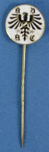 ADAC German Automobile Club Member Badge Stickpin
