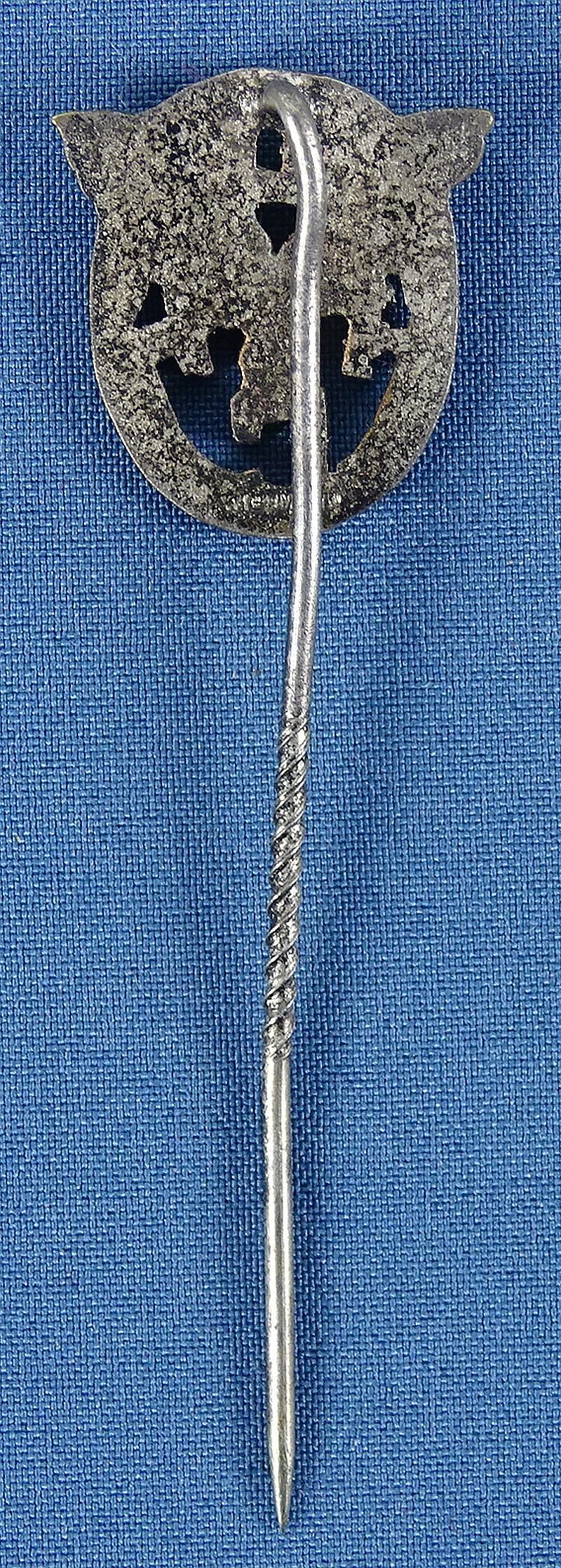 ADAC German Automobile Club Member Badge in Silver Stickpin — image 2