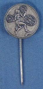 ADAC German Automobile Club Silver Badge of Honor Stickpin