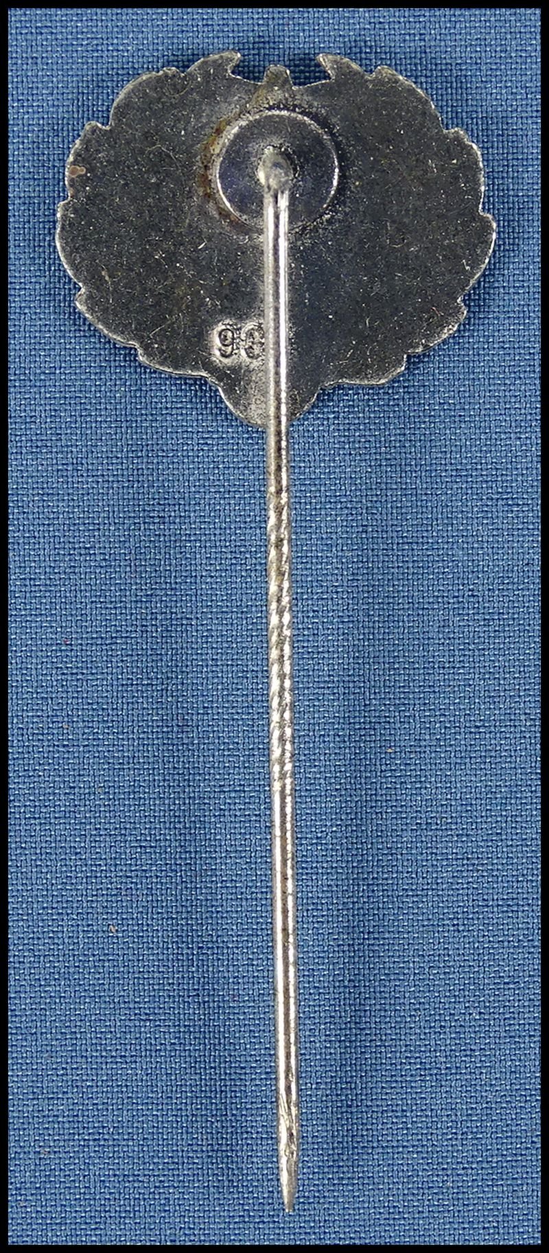 ADAC German Automobile Club 25 Year Member Badge Stickpin in 935 Silver — image 2