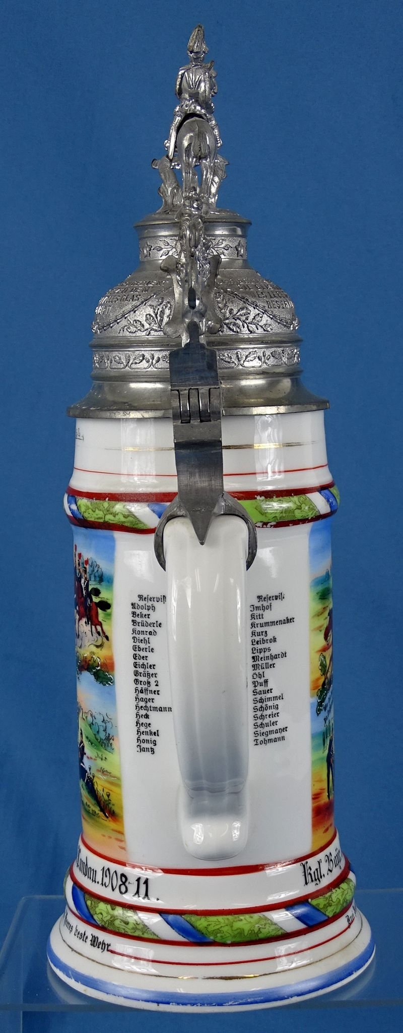 Named Imperial German 5th Royal Bavarian Field Artillery Regiment 'King Alfons XIII of Spain' Reservist Stein — image 5