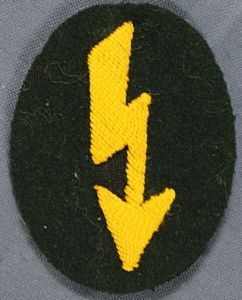 German Army Cavalry Signal's Personnel Sleeve Badge