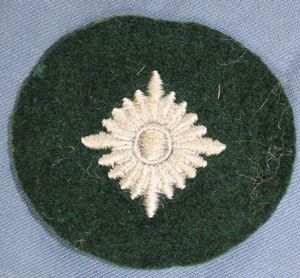 German Army Oberschütze Sleeve Rank Pip