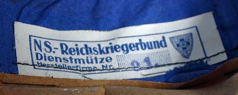 Nationalsozialistische Reichskriegerbund Veteran Organization Member Visor Cap — image 11