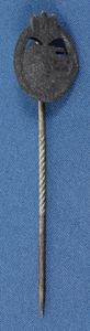 Panzer Assault Badge in Bronze Stickpin