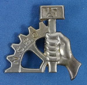 NSBO Workers Organization Member Cap Badge