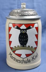 Third Reich Kriegsmarine Marineschule Kiel Stein