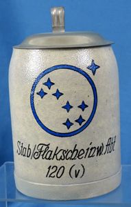 Third Reich Flakscheinwerfer-Abteilung 120 (v) Searchlight Unit Service Stein