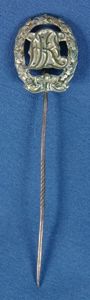 Pre Third Reich Silver DRL Sport Badge Stickpin