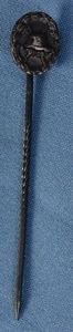 WWI Black Wound Badge Stickpin