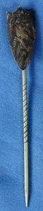 Silver Stickpin With Bird Motif