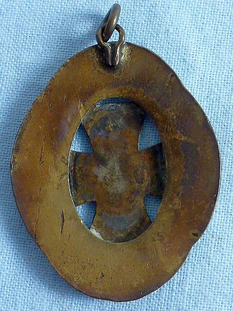 1915 Iron Cross Enamel Pendant — image 2