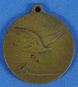 1912 National Flugspende Zeppelin Fundraising Donation Bronze Medal