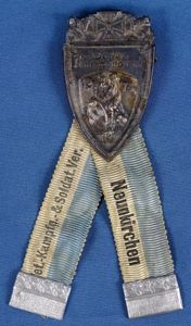 Bavarian Kriegerbund WWI Veteran Badge by Deschler & Son