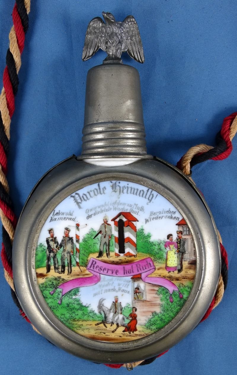 Named Imperial German 60th (7th Brandenburg) Infantry 'Margrave Charles' Regiment Reservist Flask — image 3