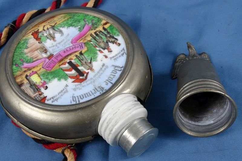 Named Imperial German 60th (7th Brandenburg) Infantry 'Margrave Charles' Regiment Reservist Flask — image 5