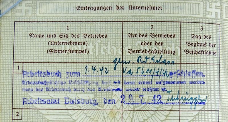 Third Reich Anti Partisan Badge Award Document and Civil Tax Inspector Appointment Group of One Man — image 11
