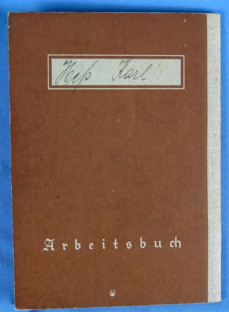 Third Reich Anti Partisan Badge Award Document and Civil Tax Inspector Appointment Group of One Man — image 12