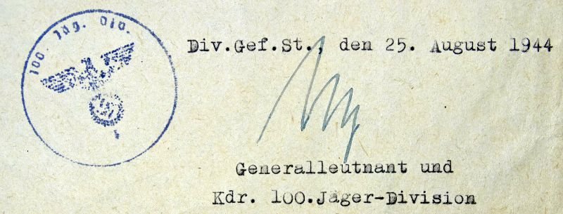Third Reich Anti Partisan Badge Award Document and Civil Tax Inspector Appointment Group of One Man — image 4