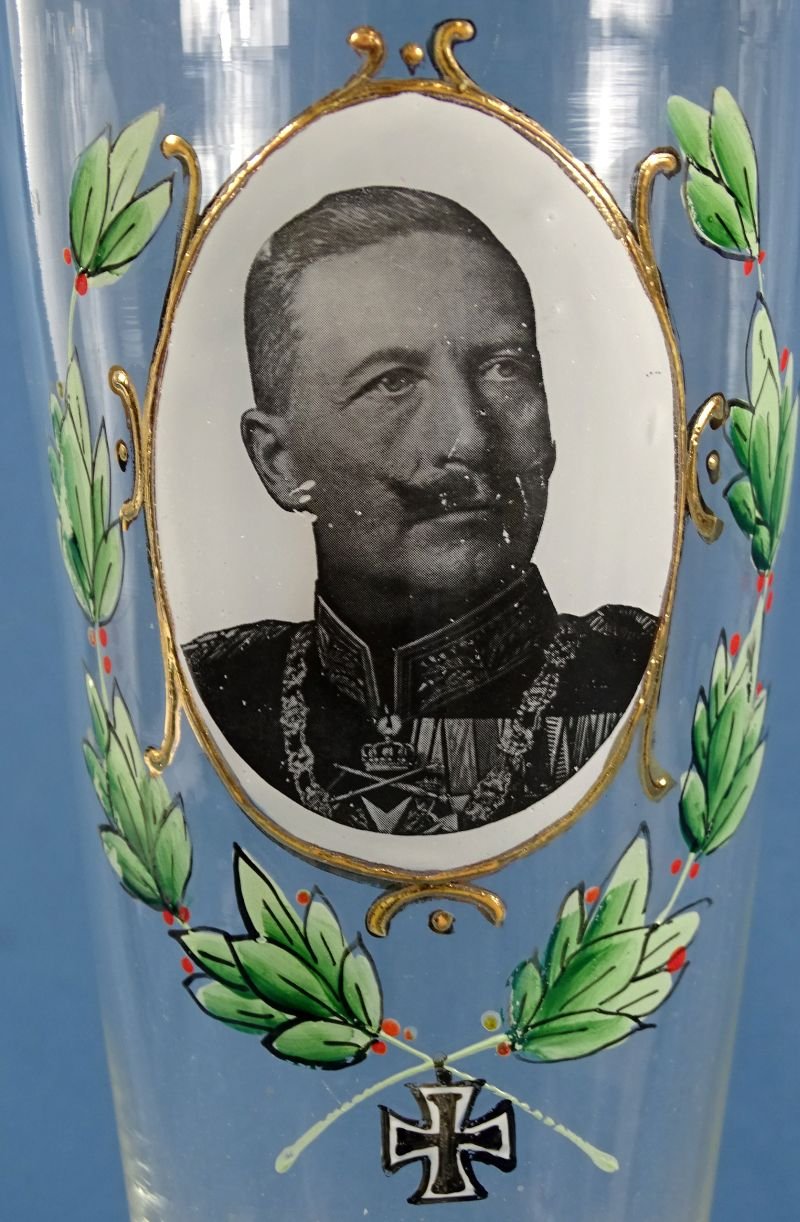 Imperial German Kaiser Wilhelm II Pilsner Beer Glass — image 2