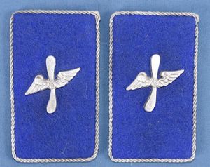 DLV Deutscher Luftsport Verband Officers Collar Tab Set