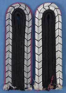 Pair of Fire Police Wachtmeister Sew In Shoulder Boards