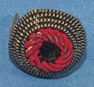Imperial German Bullion National Colors Visor Cap Cockade