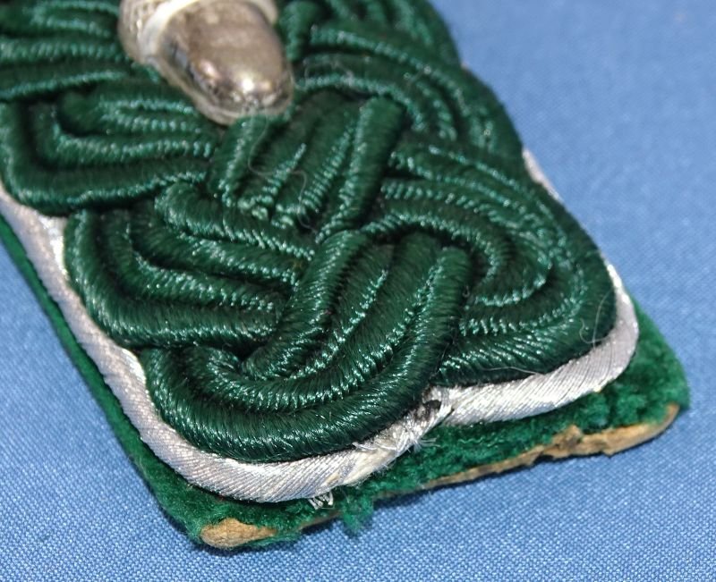 Single Sew In Forest Service Forstmeister Shoulder Board Removed From a Uniform — image 3