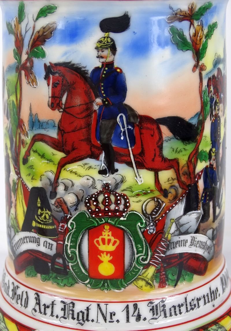 Named Imperial German 14th (1st Baden) Field Artillery Regiment Reservist Stein — image 2