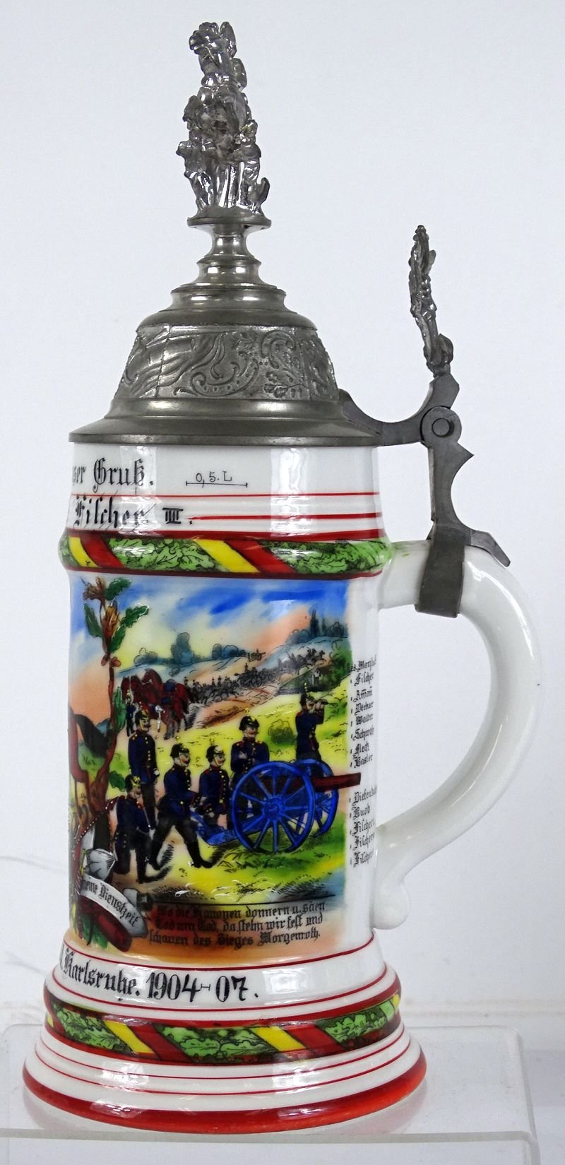 Named Imperial German 14th (1st Baden) Field Artillery Regiment Reservist Stein — image 3
