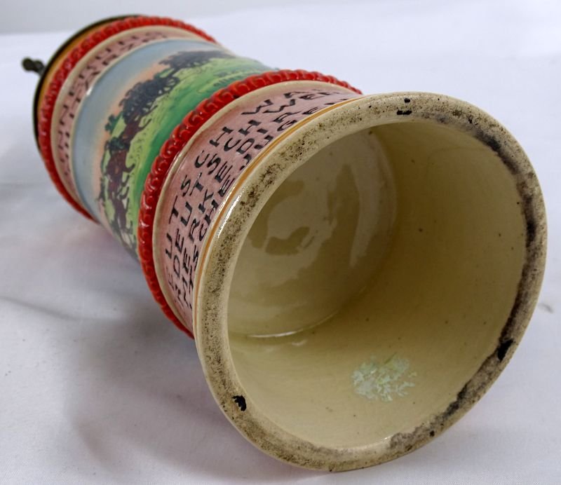 Named Imperial German Military Stein with Von Hindenburg Quote — image 8