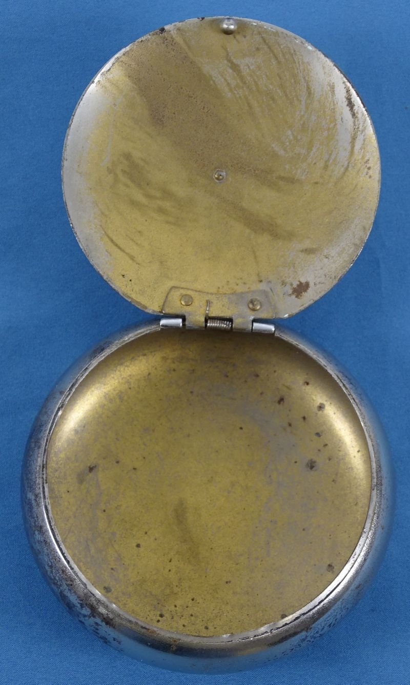 Imperial German Metal Container with Iron Cross Design Decoration — image 3