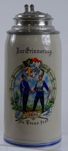1925 Bavarian 1st Schweres Reiter-Regiment Cavalry Commemorative Stein
