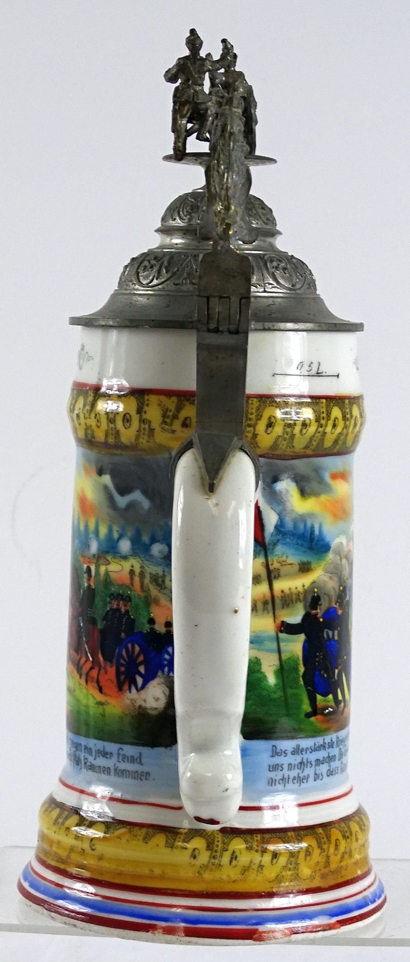 Imperial German 61st (2nd Grand Ducal Hessian) Field Artillery Reservist Stein — image 5