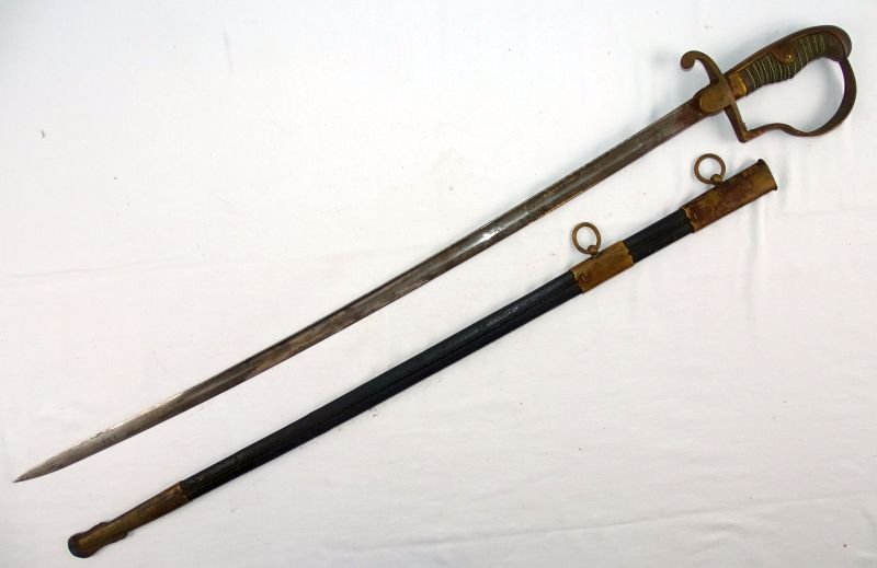 Imperial German Triple Etched Prussian Mining Officer Sword — image 3