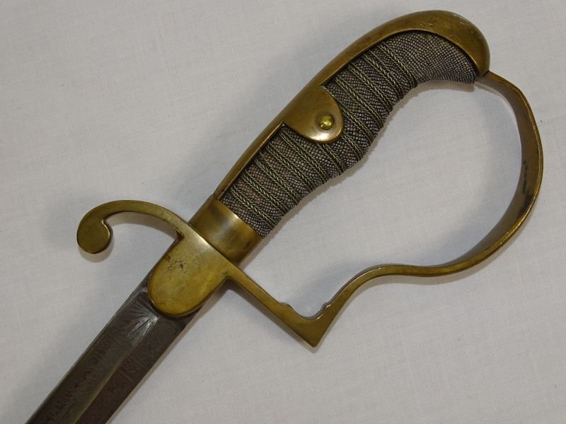 Imperial German Dove Head Triple Etched Blade Mining Service Official's Sword — image 12