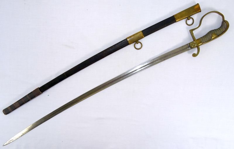 Imperial German Dove Head Triple Etched Blade Mining Service Official's Sword — image 3