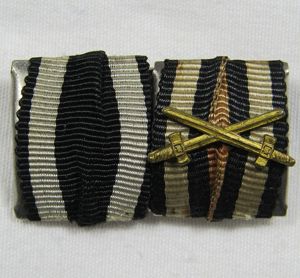 Imperial German 2 Place Ribbon Bar