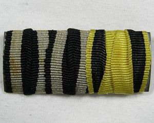 Imperial German 3 Place Ribbon Bar